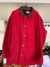 Load image into Gallery viewer, Red Marlboro Jacket With Leather Collar size XL!
