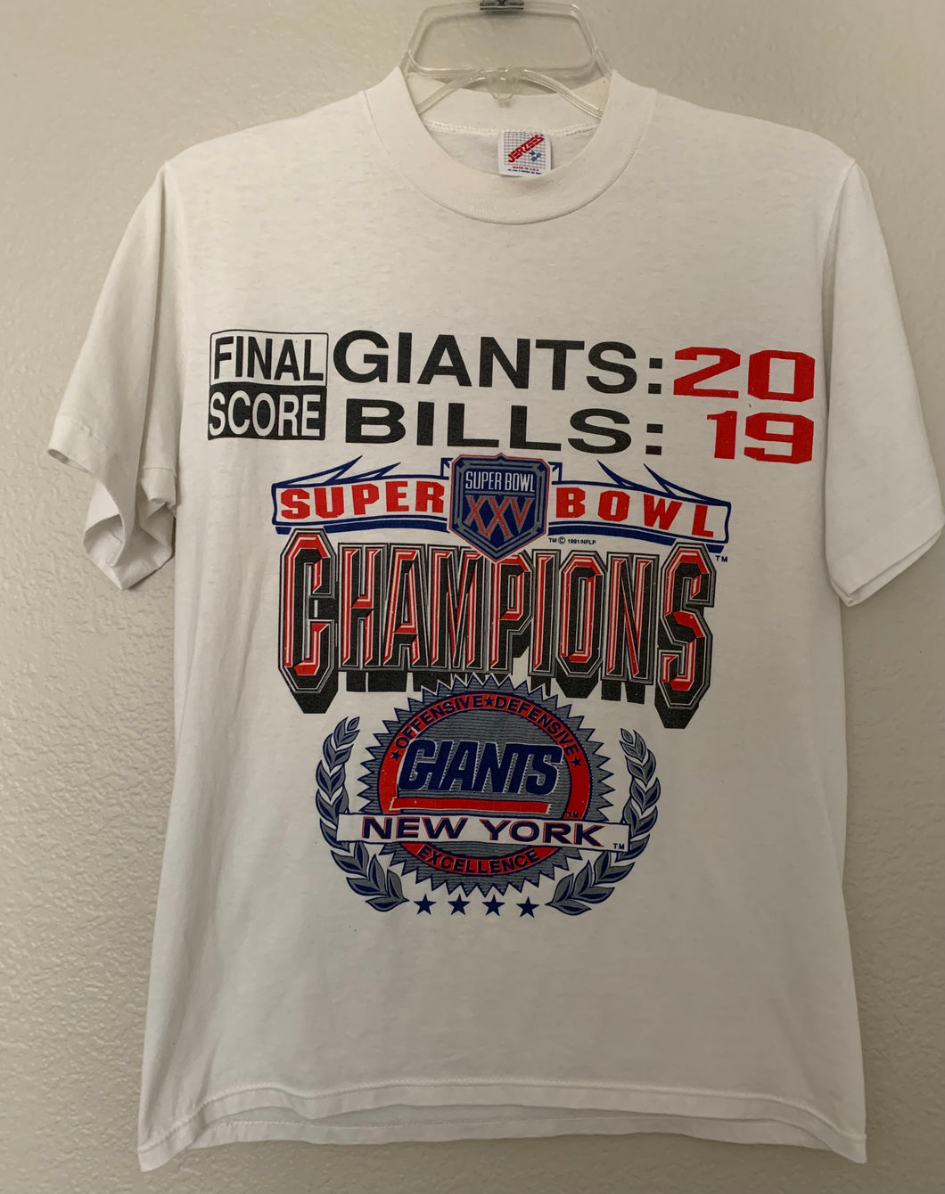 Giants vs Bills Superbowl tee size Medium!