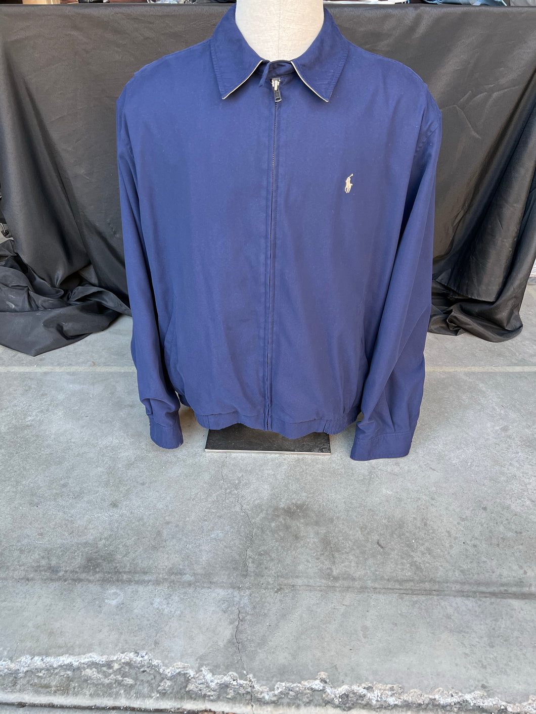 Polo Ralph Lauren Navy Blue Jacket size Large!