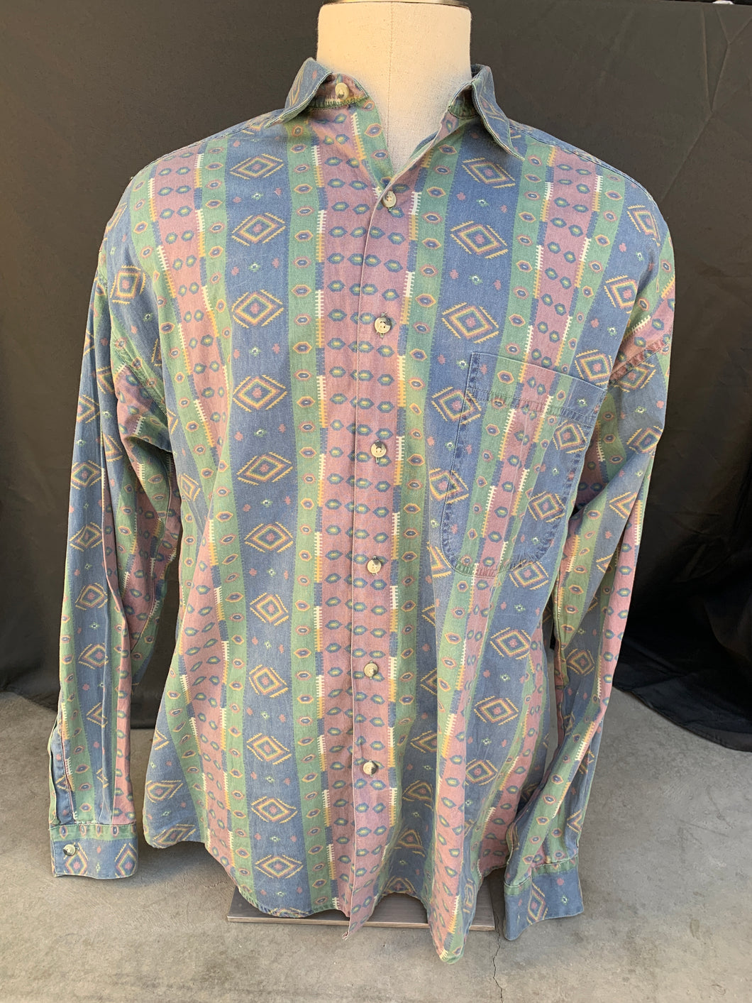Structure Long Sleeve Button Up size Medium!