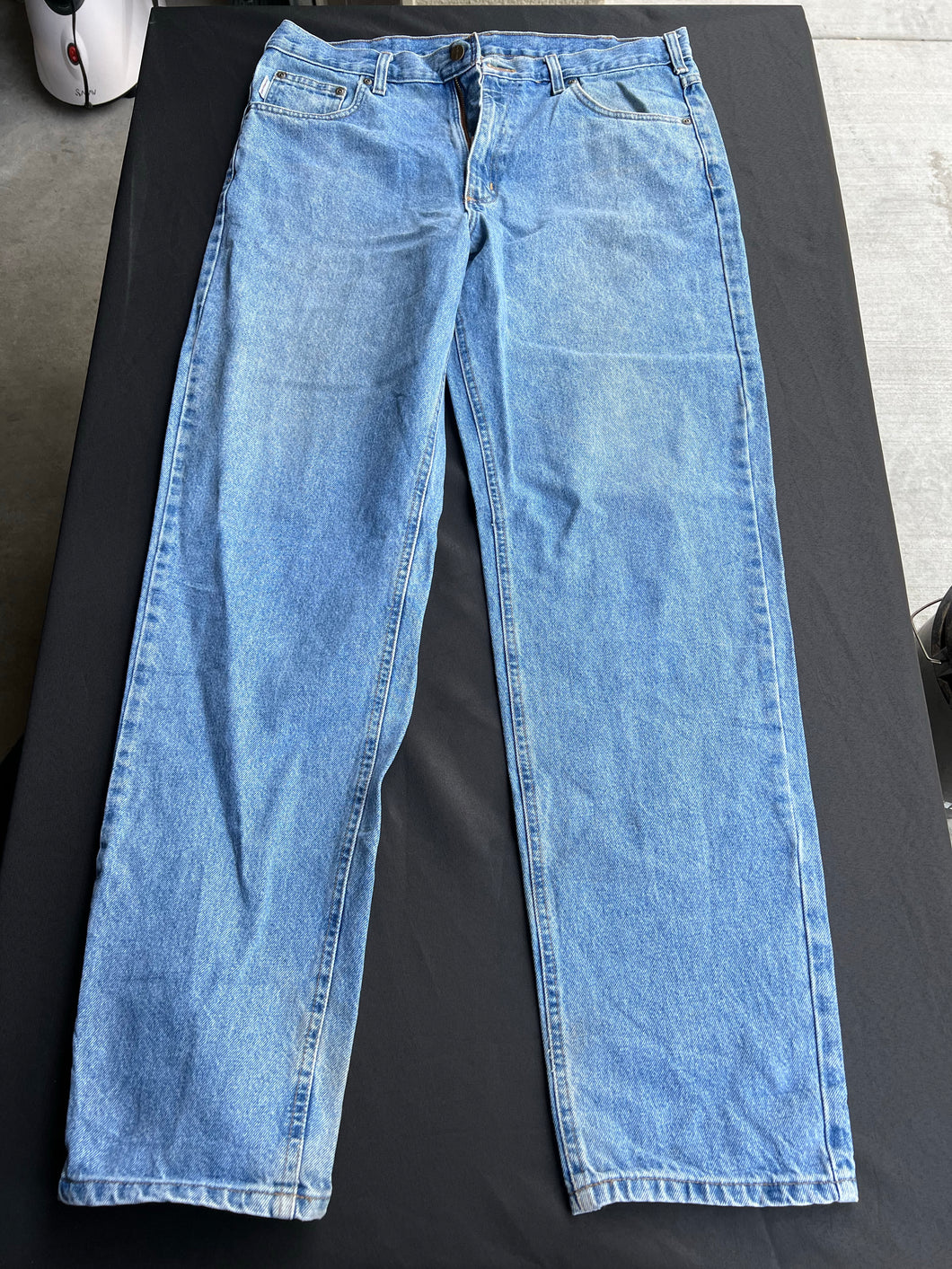 Carhartt Denim Blue Light Washed Jeans size 36x34