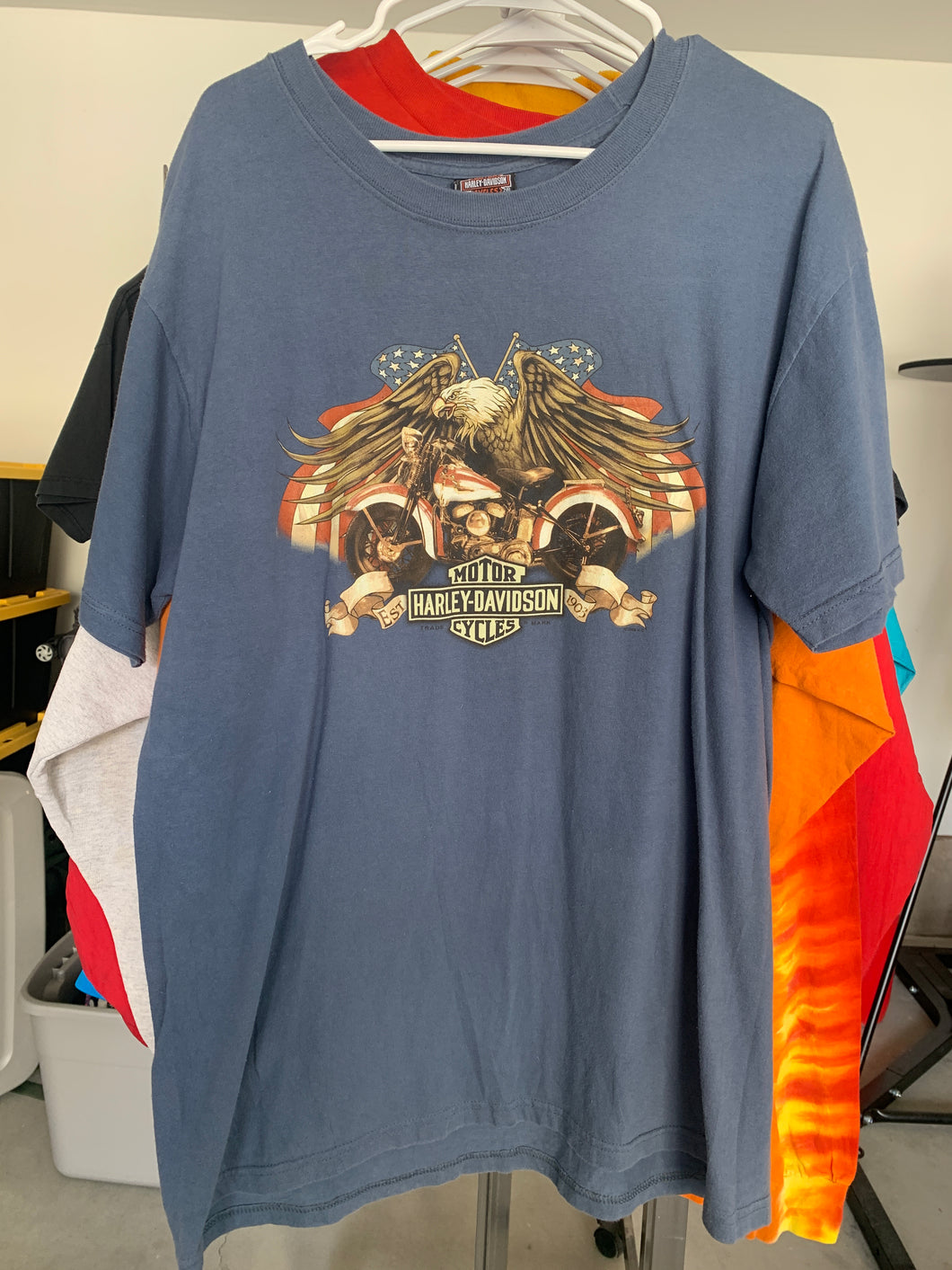 Harley Williamsburg, Virginia tee size Large!
