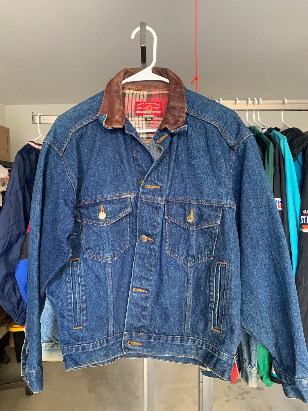 Marlboro Country Store Denim Jacket size Women's Small!