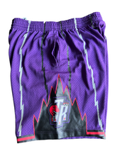 Load image into Gallery viewer, Toronto Raptors 1998-1999 Mitchell &amp; Ness Hardwood Classics Shorts size XL!

