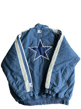 Load image into Gallery viewer, Cowboys Starter Jacket size Large!
