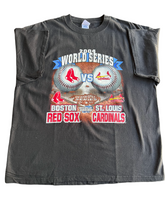 Load image into Gallery viewer, 2004 World Series Boston Red Sox vs. St. Louis Cardinals tee size XL!
