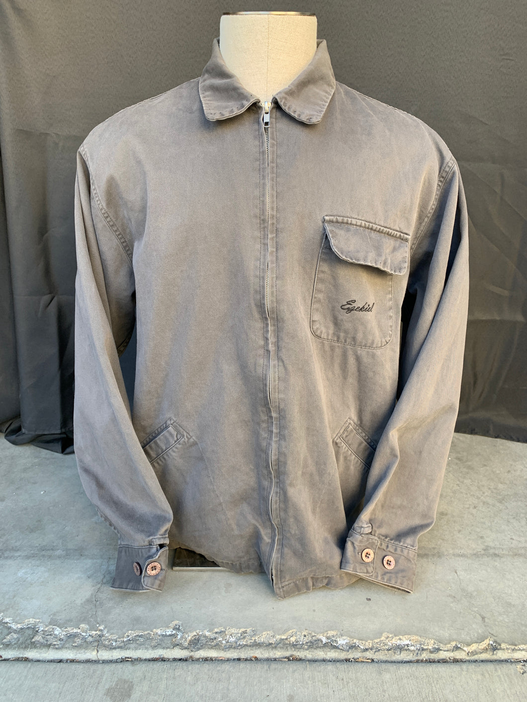Ezekiel Work Zip Up Jacket size Large!