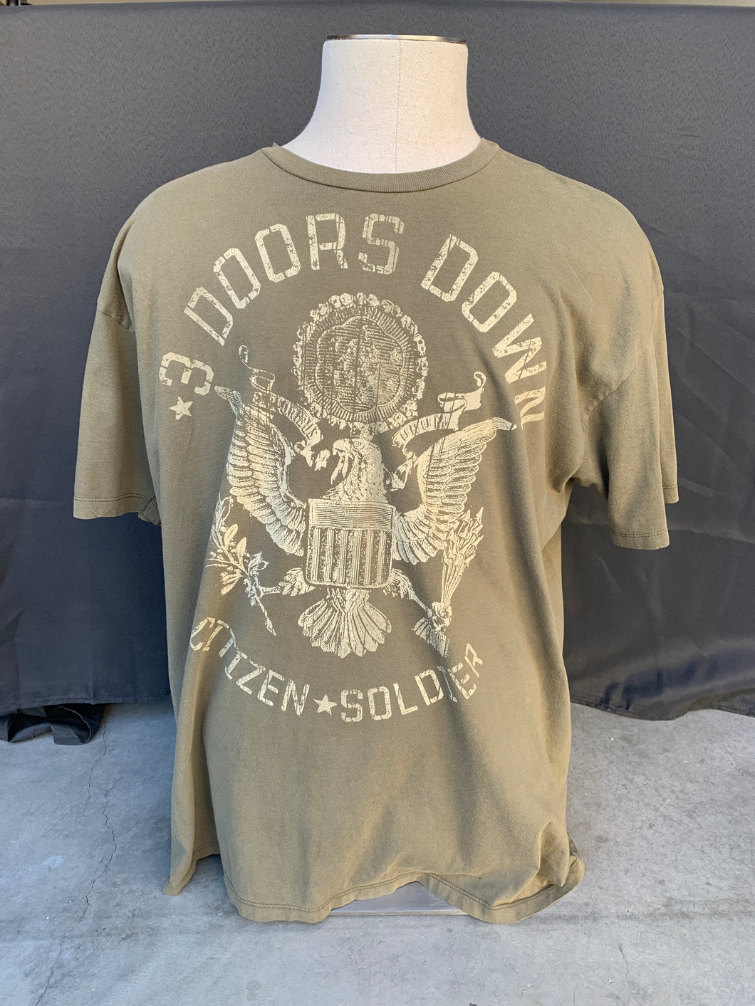 3 Doors Down Citizen Soldier tee size XXL!