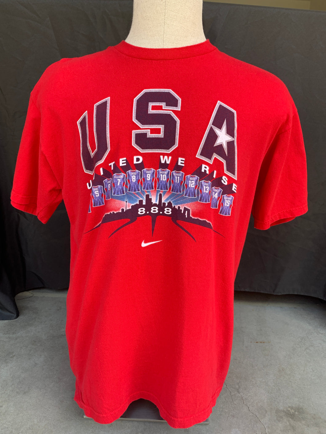 USA United We Rise 8.8.8 Redeem Team tee size Large!