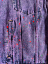 Load image into Gallery viewer, Wrangler Dyed Purple Denim Jacket size Medium!
