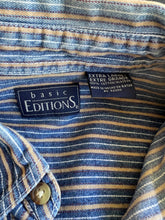 Load image into Gallery viewer, Basic Editions Long Sleeve button up size XL!
