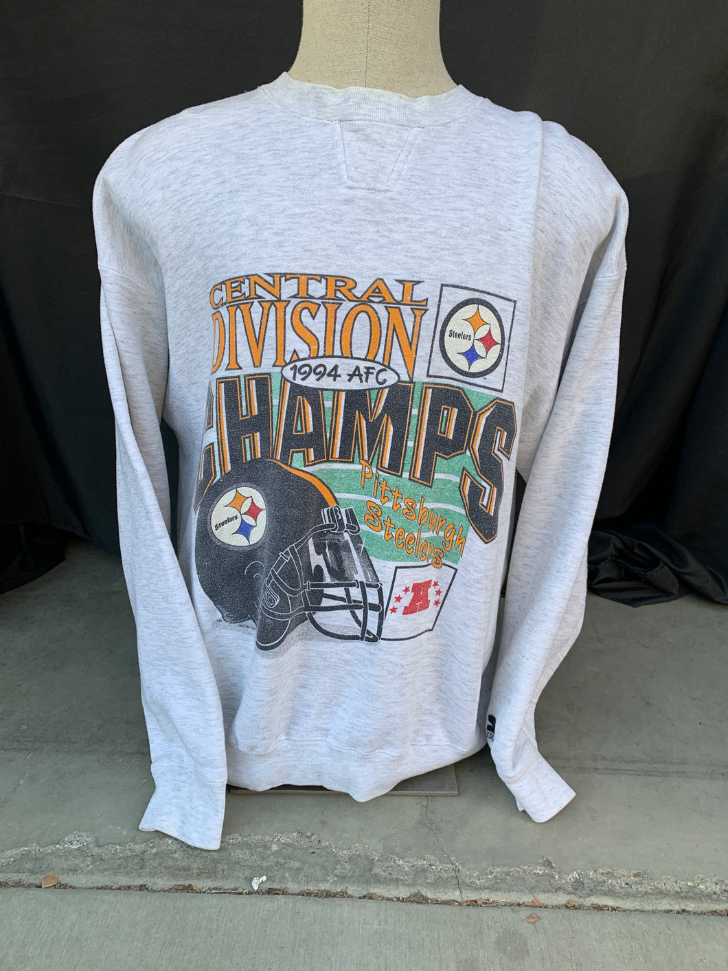 Pittsburgh Steelers Central Division 1994 AFC Champs Pullover size XL!