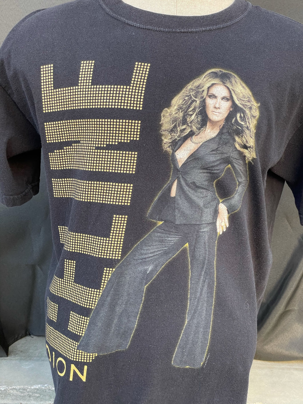 Celine Dion 2008 Tour tee size Large!