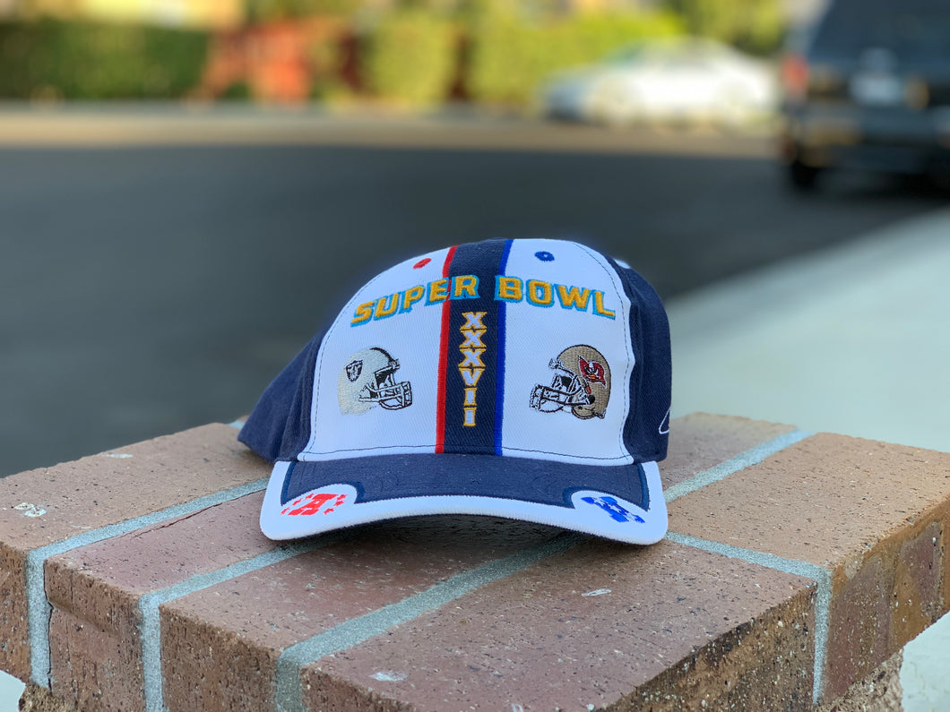 Superbowl XXVII Raiders vs. Buccaneers Fitted Hat!