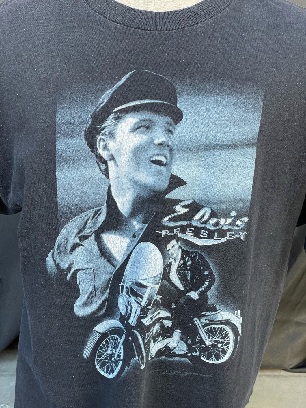 Elvis Presley Biker tee size XL!