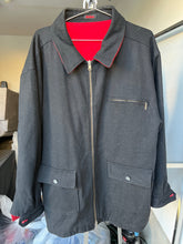 Load image into Gallery viewer, Reversible Black and Red Wool Marlboro Jacket (No tag, fits like XL)
