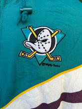 Load image into Gallery viewer, Anaheim Ducks Hooded Jacket size Large!
