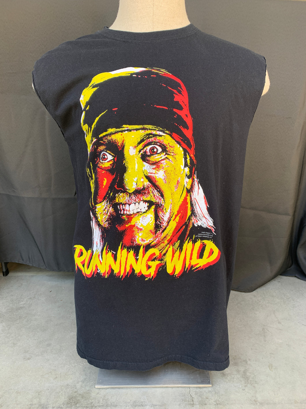 Hulk Hogan Running Wild Cutoff tee! (No tag, fits like Large!)