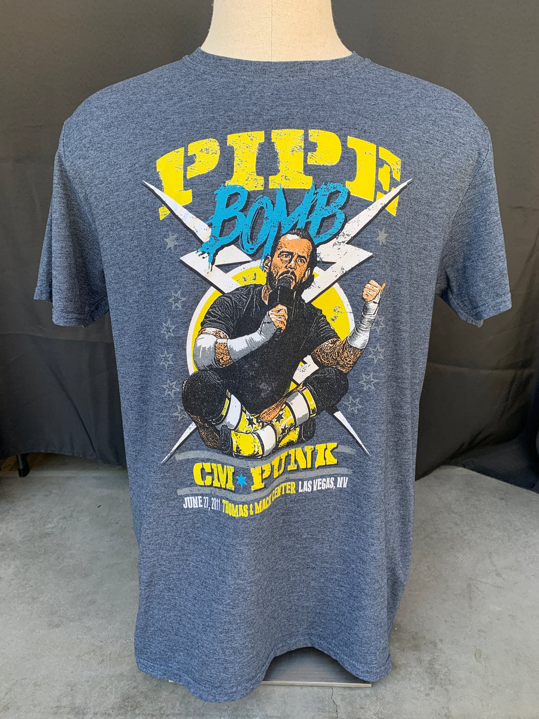 Pipe Bomb: CM Punk tee! (No tag, fits like Large!)